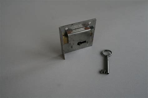 antique steel lock box|old desk drawer locks.